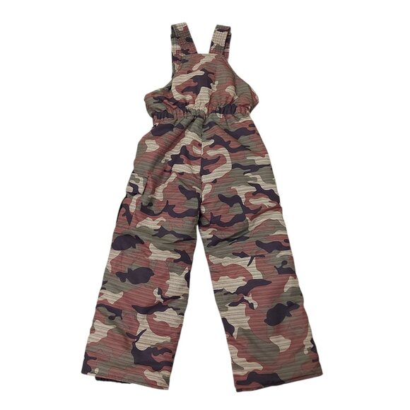 Pulse Snow Cargo Bibs Toddlers 4T Green Brown Camo Insulated Winter Outdoor - Picture 7 of 11